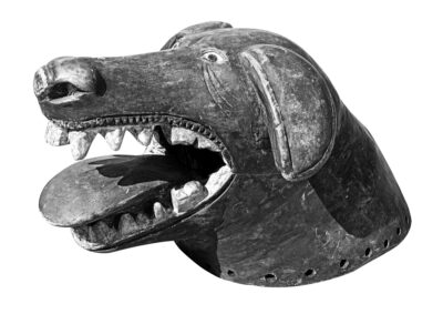 African Helmut Dog Mask